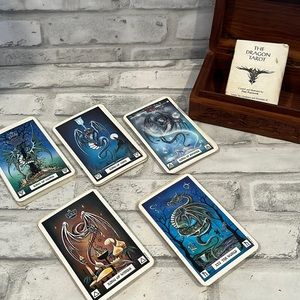 The Dragon Tarot Cards, US Games Systems, Inc. instructions included wooden box